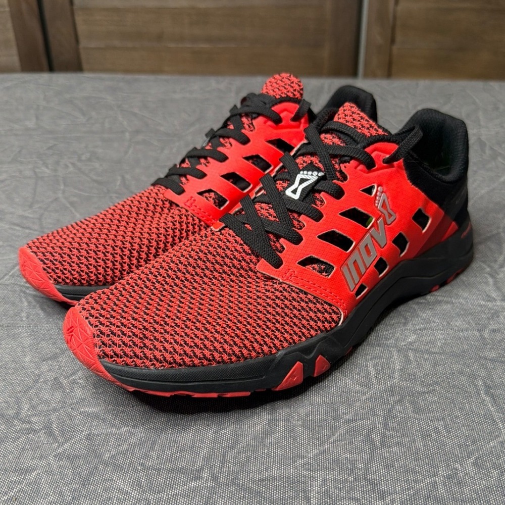 Inov-8 Sneakers Womens 9 All Train 215 Knit Red Black Cross-Training Athletic